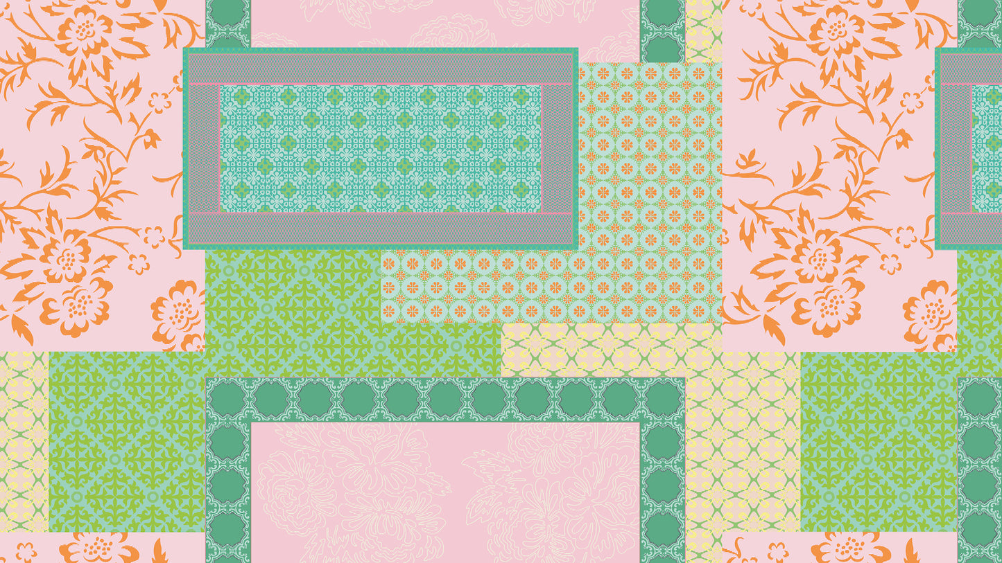 Patchwork rosa