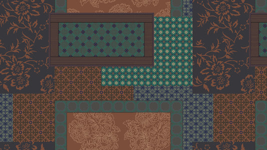 Patchwork terracotta