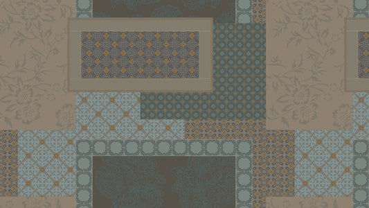 Patchwork brown